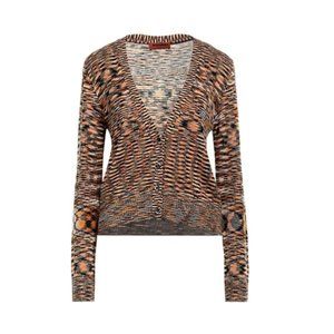 MISSONI Space Dye Striped Button-Up Women's Cardigan